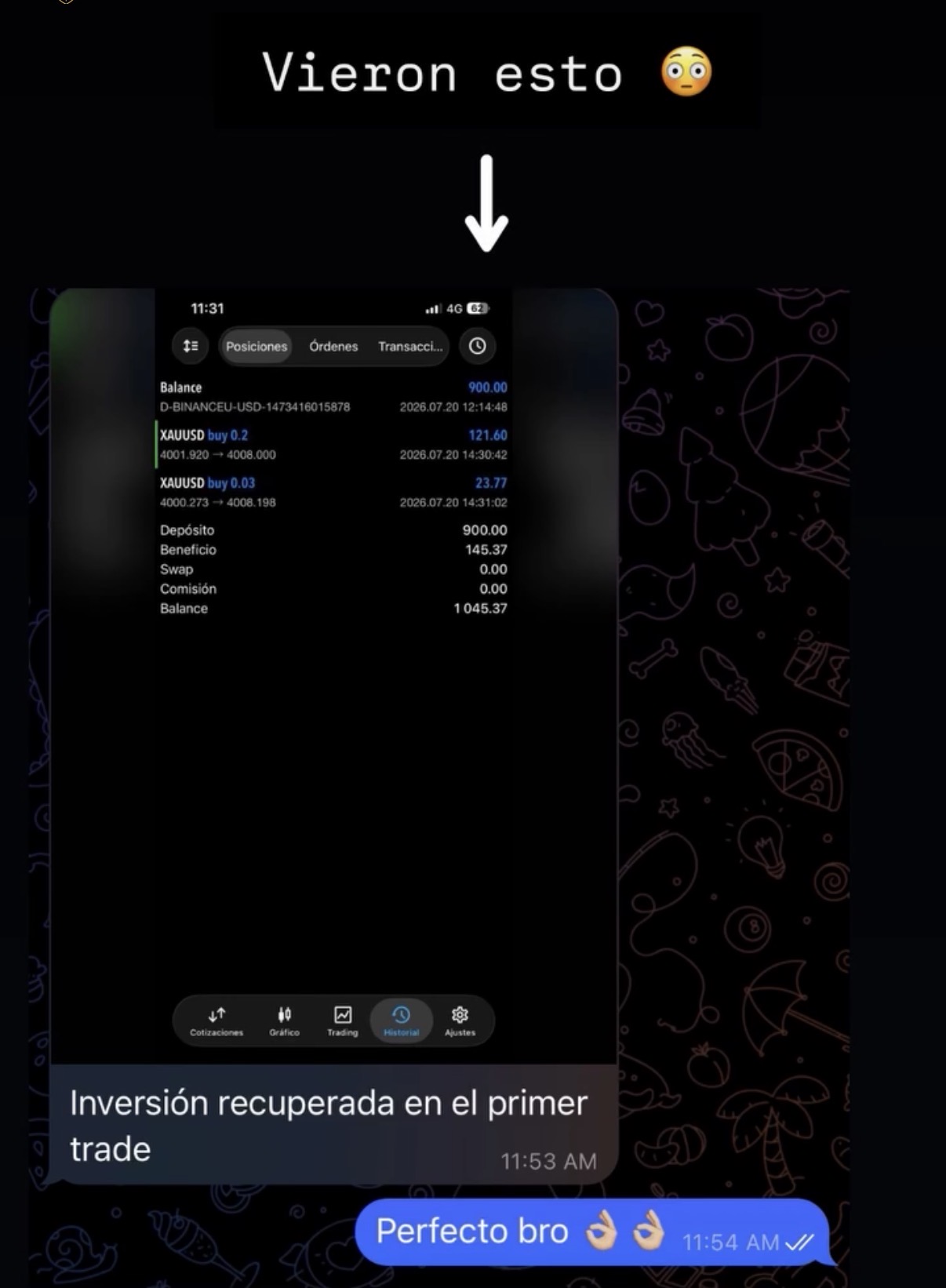 Testimonio real: Resultado compartido